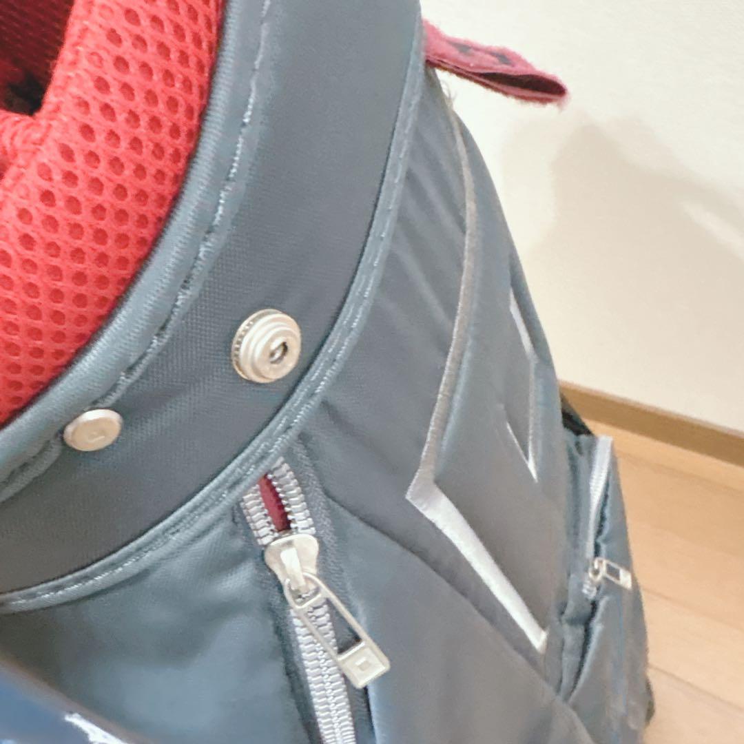 K405 onoff ナイロンツイル ネイビー キャディバッグ