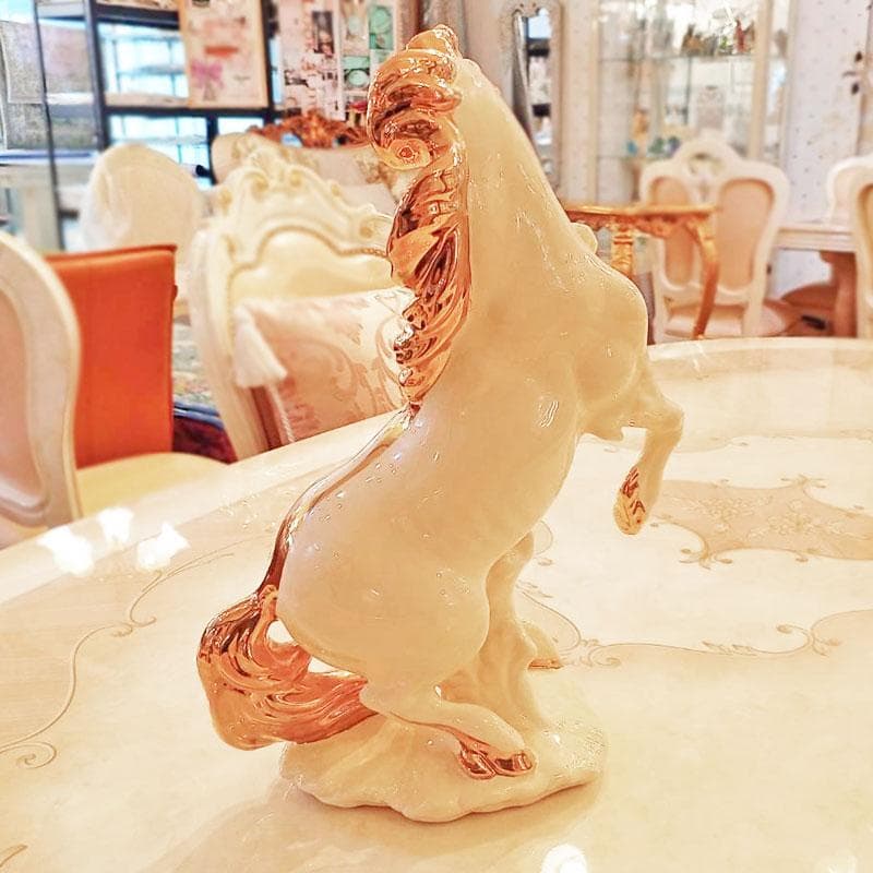 AHURA ユニコーン 置物 イタリア製高級磁器 インテリア 222-1301