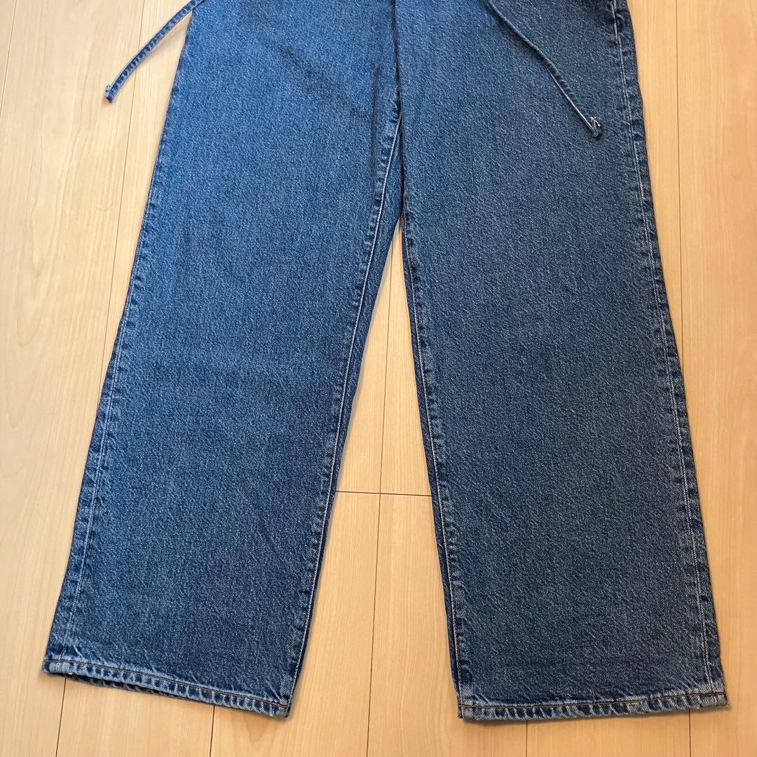 【新品】 LACOSTE（ラコステ） イージーデニムパンツ Sサイズ （ブルー）