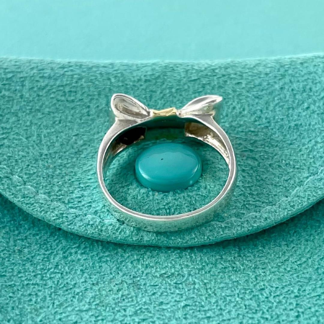 ティファニー 11号 リボン ボウ リング 925 750 コンビ WE2fe