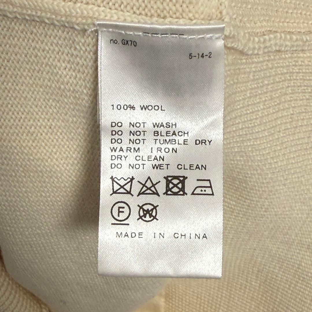 エブリデイアイライク ドゥーズィエムクラス ベーシックニット　白