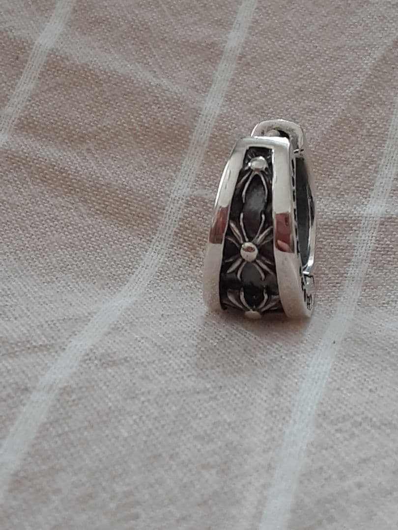 クロムハーツ NARROW V-CHX LナローV CHX シルバーピアス