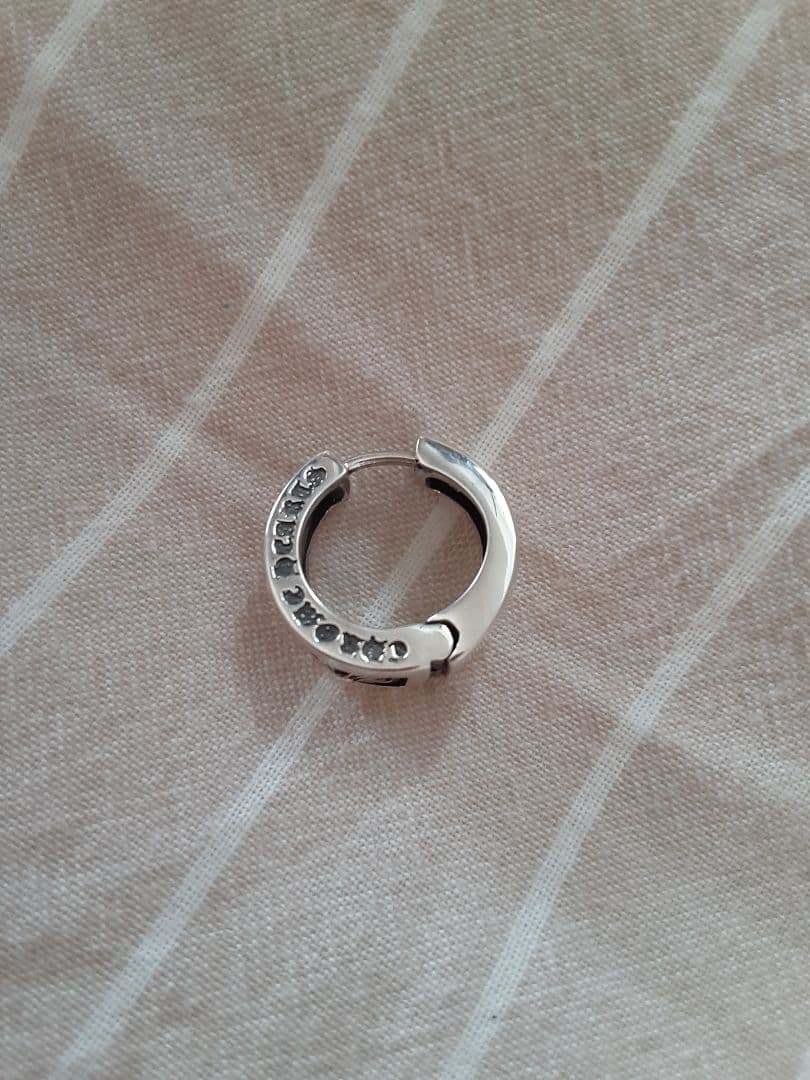 クロムハーツ NARROW V-CHX LナローV CHX シルバーピアス