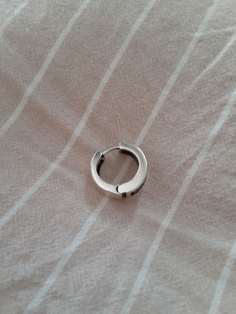 クロムハーツ NARROW V-CHX LナローV CHX シルバーピアス