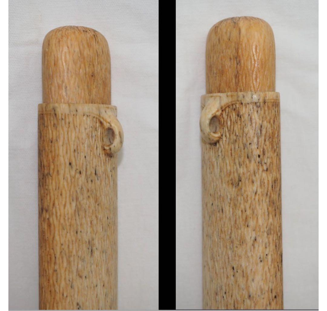 アキラ送料無料　江戸～明治期　在銘　細密彫刻煙管入れ