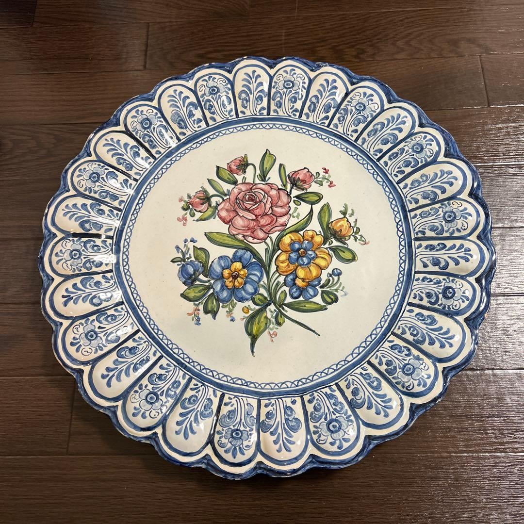 アンティーク壁掛け大皿