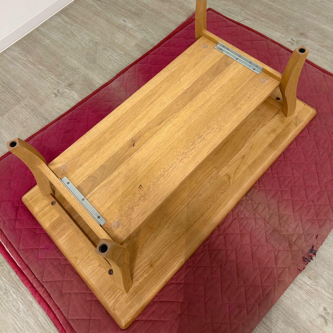 新品☆センターテーブル 北欧風 リビングテーブル 猫脚 コーヒーテーブル 中棚付