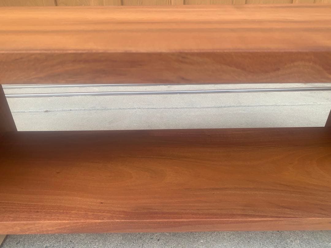 B﨓の木(タブ)サイドテーブル、TVボード、飾り棚〜重厚、高級感⤴️【MUKU】