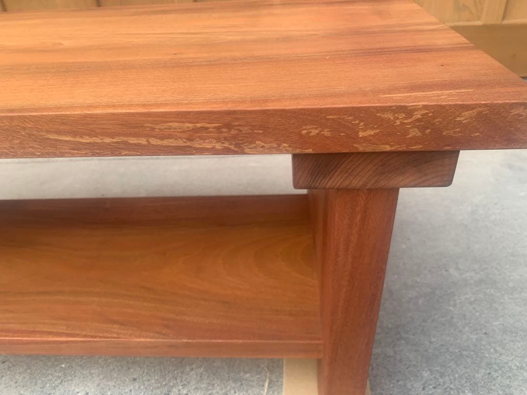 B﨓の木(タブ)サイドテーブル、TVボード、飾り棚〜重厚、高級感⤴️【MUKU】