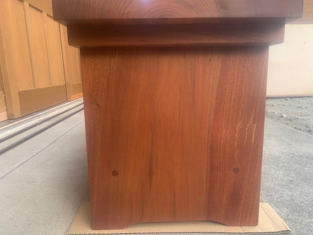 B﨓の木(タブ)サイドテーブル、TVボード、飾り棚〜重厚、高級感⤴️【MUKU】