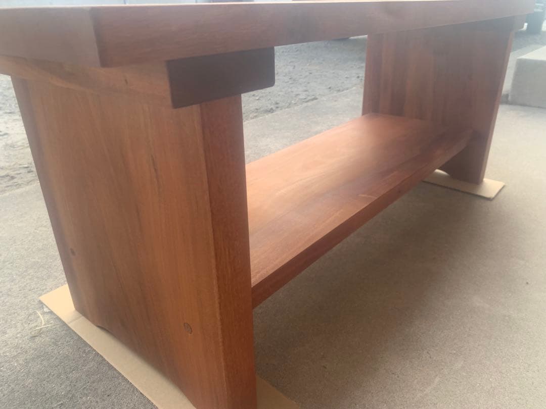 B﨓の木(タブ)サイドテーブル、TVボード、飾り棚〜重厚、高級感⤴️【MUKU】