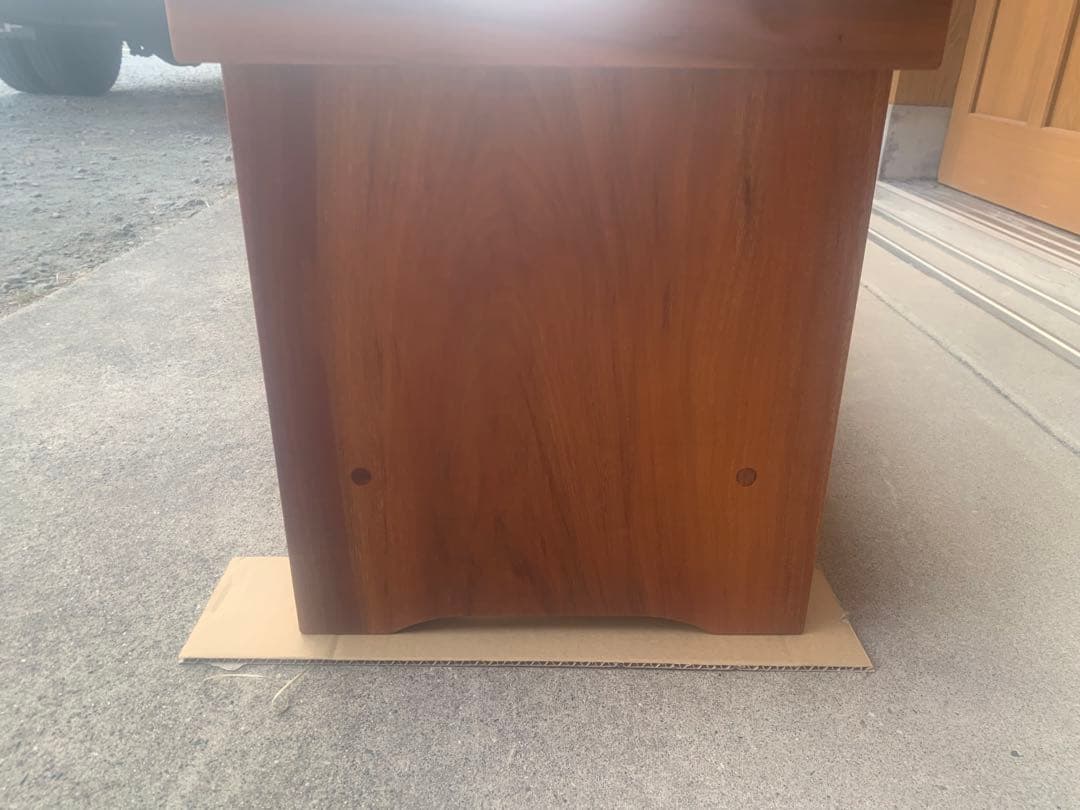 B﨓の木(タブ)サイドテーブル、TVボード、飾り棚〜重厚、高級感⤴️【MUKU】