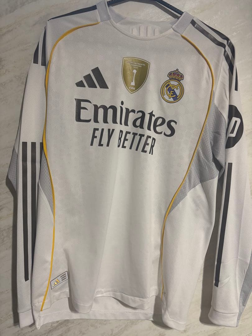 s*r様 25/26 レアル・マドリード　ハウセン　オーセンティック長袖ユニフォ
