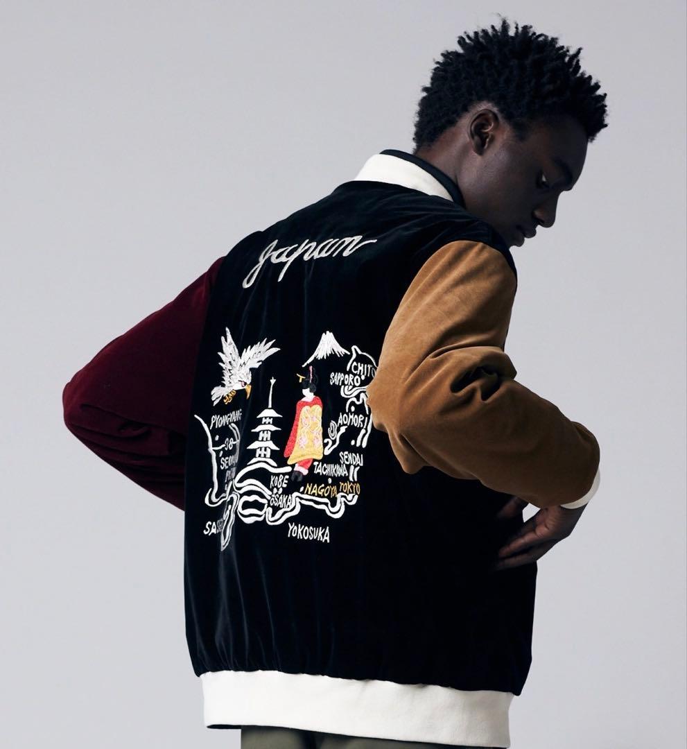 週末限定大特価！TAION♪クレイジー♪ベロアスカジャン♪XXL/ダウン体温