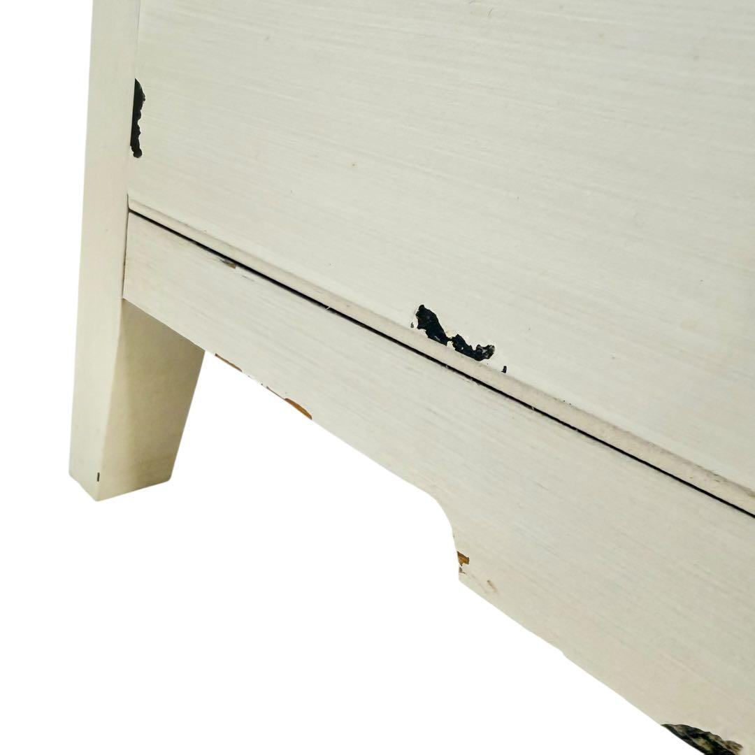 【廃盤】AZUMAYA 東谷 テーブル COL-013 ガラス天板 引き出し付き