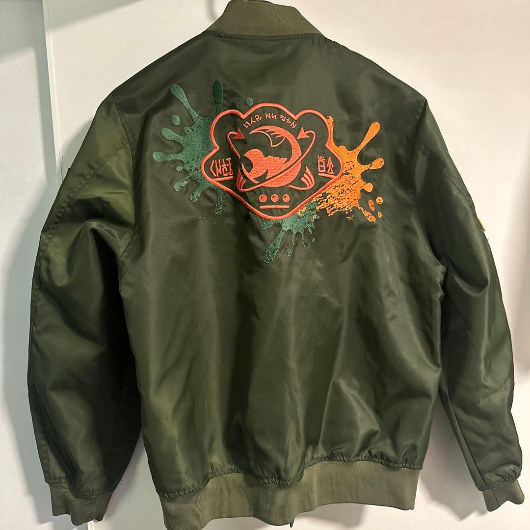 スプラトゥーン サーモンラン ジャケット Lサイズ MA-1