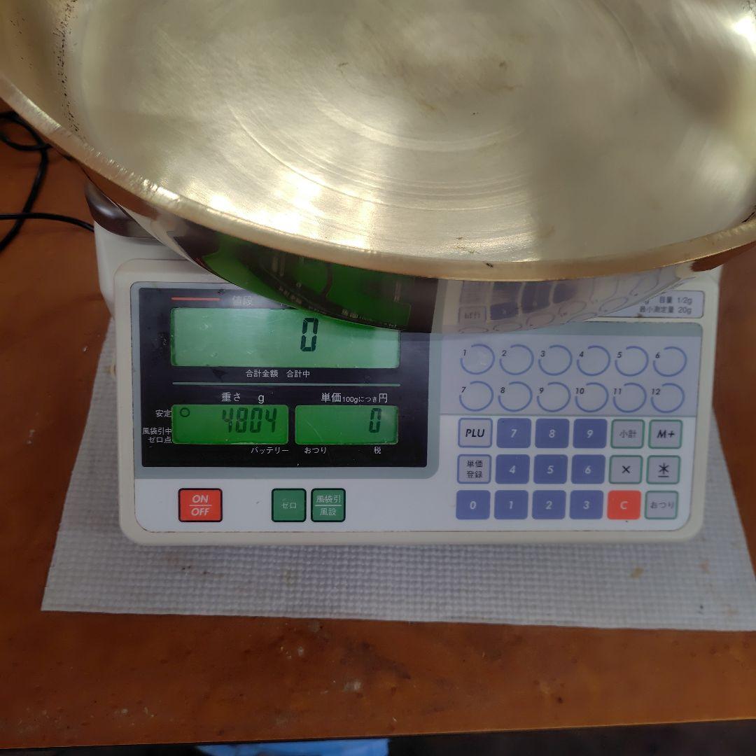 砲金 天ぷら鍋 40cm