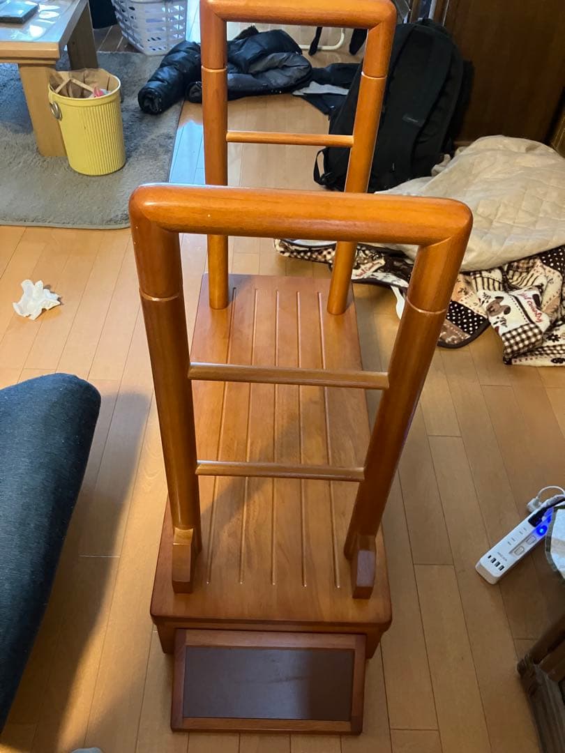 ビータ(Vita) 手すり付き玄関台 ブラウン