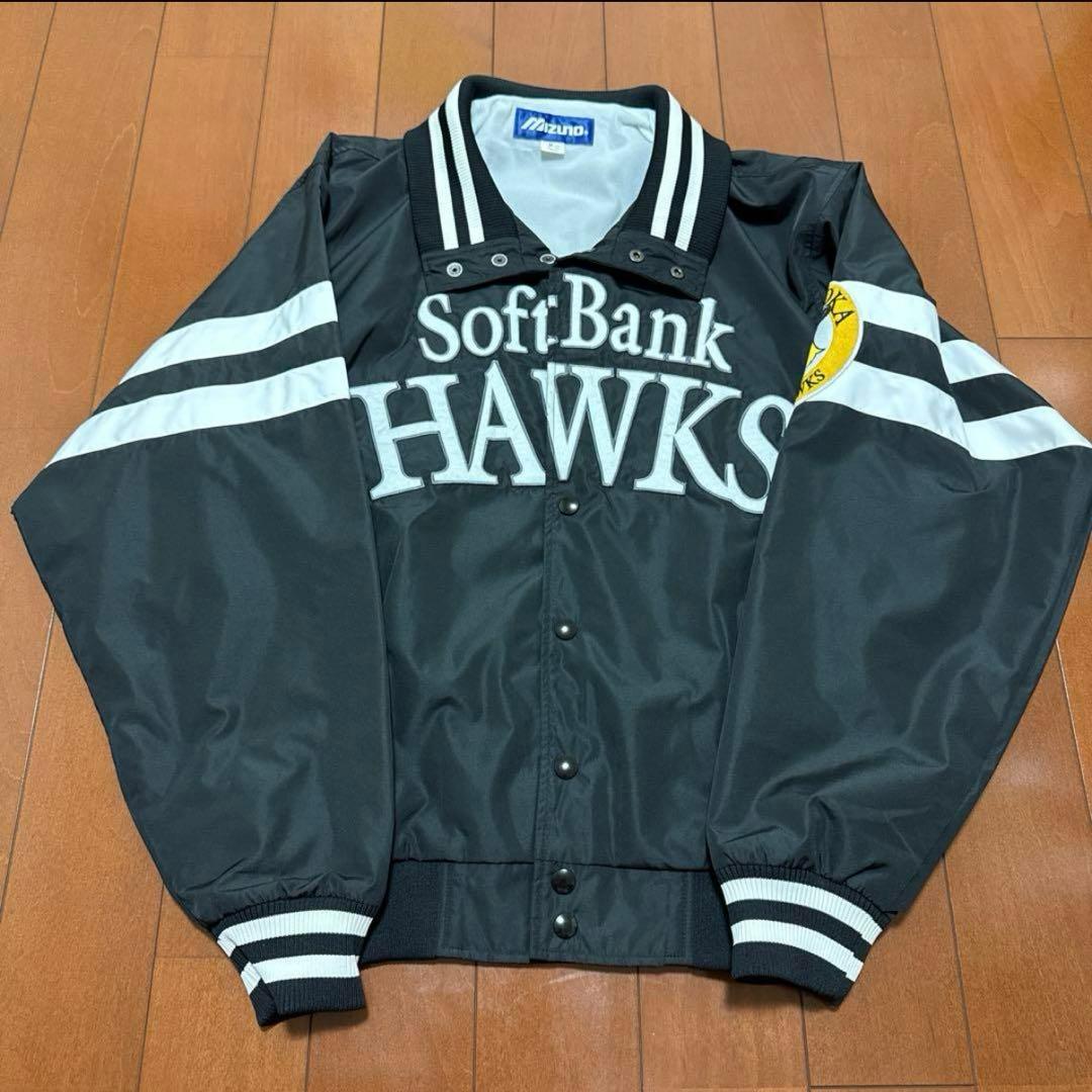 Mizuno社製 福岡ソフトバンクホークス グランドジャケット Mサイズ