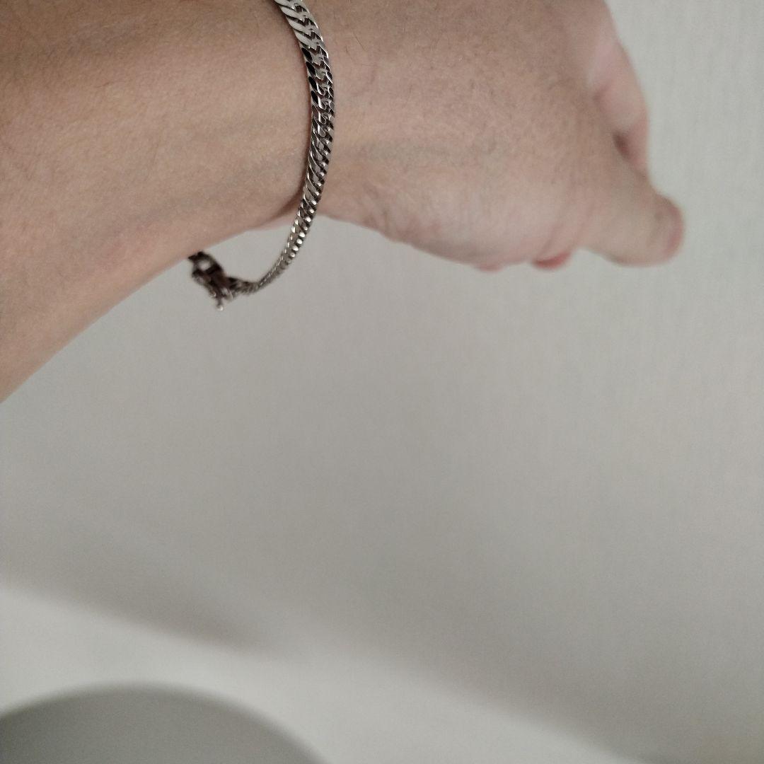 24日に一旦終了！pt850喜平ブレスレット 9.5グラム　保証書つき