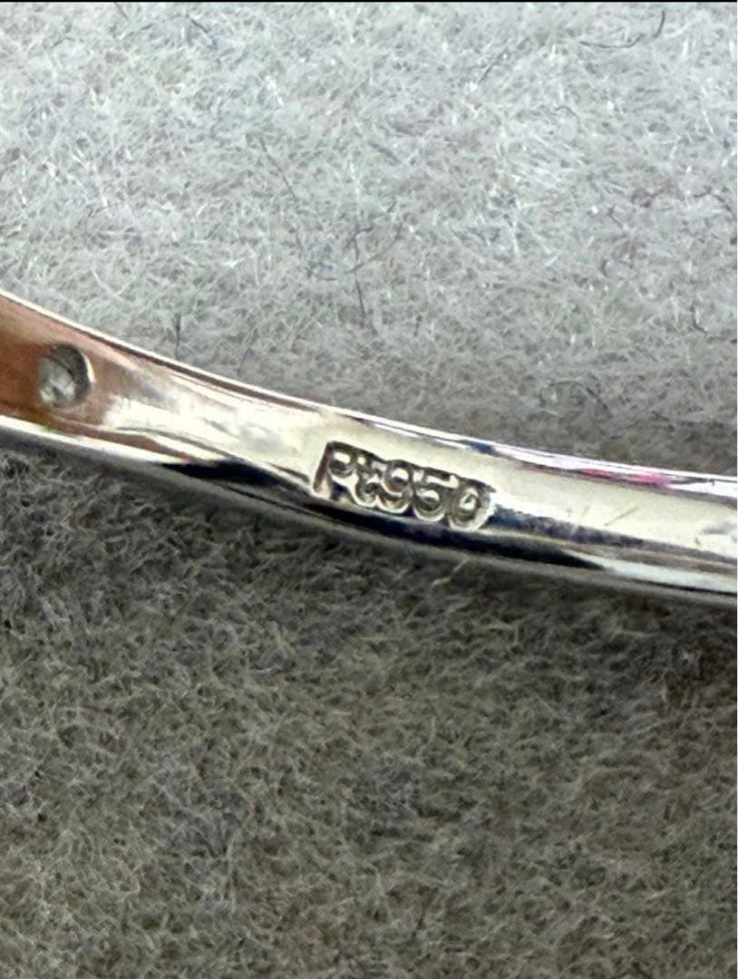 美品！綺麗！！ pt９５０　ダイヤ　計0.72ct リング