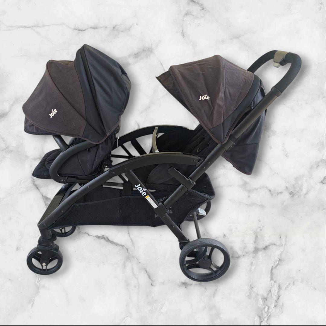 【双子・年子におすすめ】Joie エヴァライトデュオ 二人乗りベビーカー