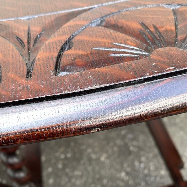 イギリスアンティーク　ゲートレッグバタフライテーブル　ツイストレッグ