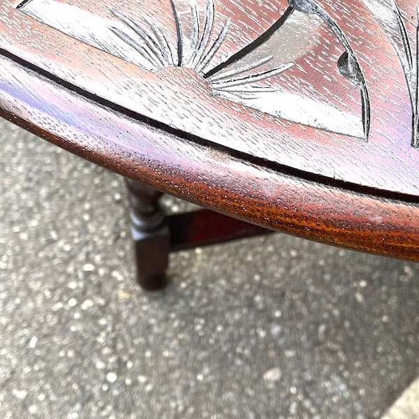 イギリスアンティーク　ゲートレッグバタフライテーブル　ツイストレッグ