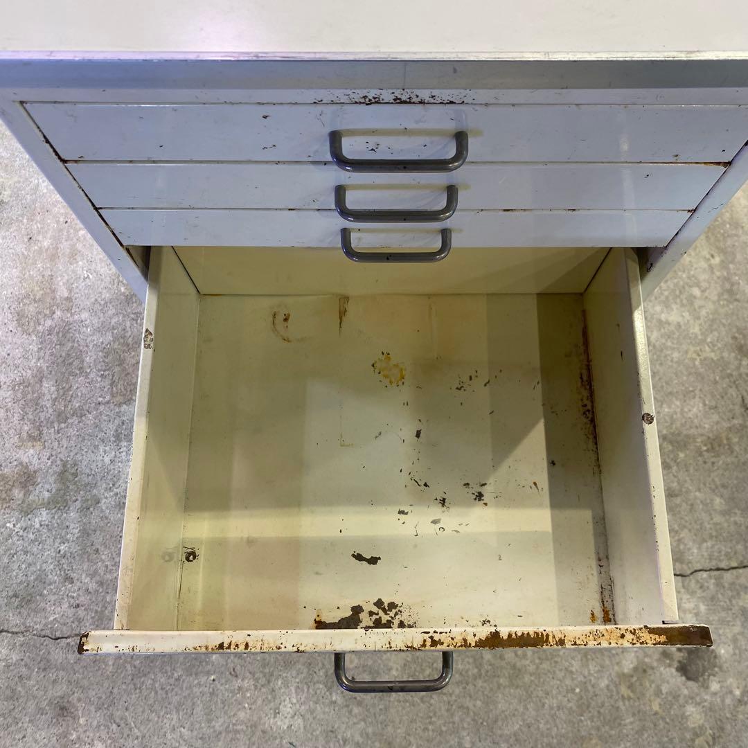 インダストリアル キャスターキャビネット ビンテージ