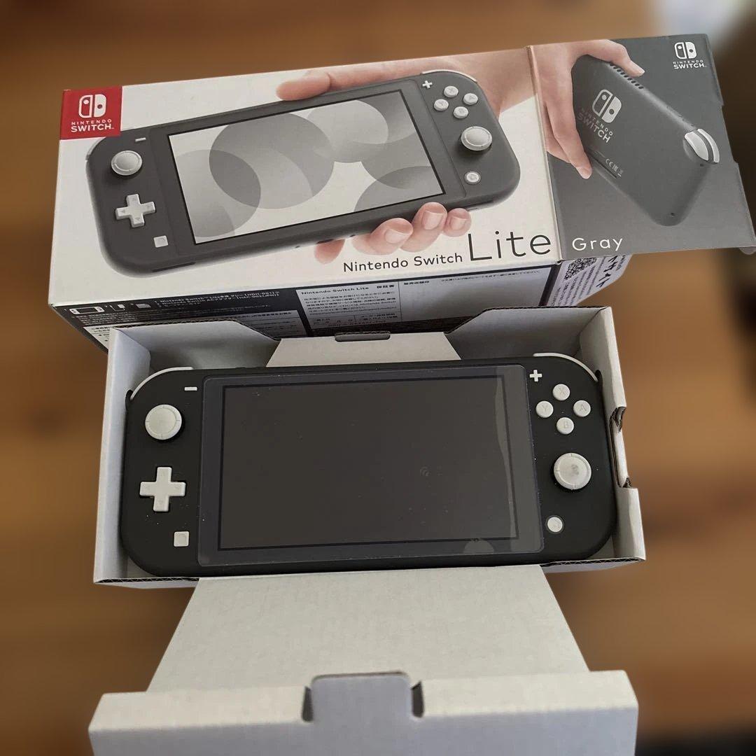 超美品　ほぼ未使用Nintendo Switch Lite グレー