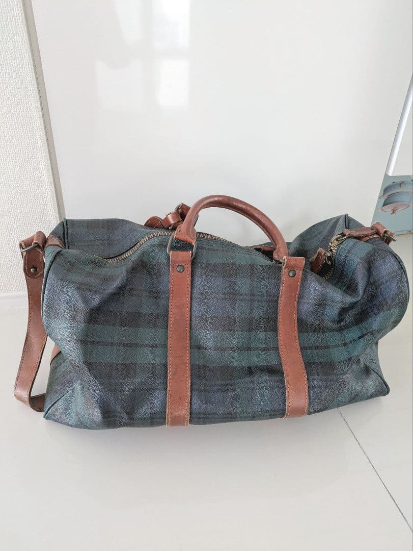 POLO RALPH LAUREN ボストンバッグ 中型　鍵付 2way PVC