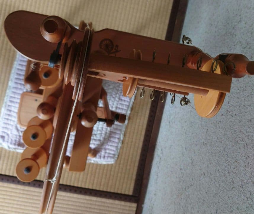 n*o様 【10万円以上のお品・訳あり】アシュフォード　紡ぎ車　両足ペダル