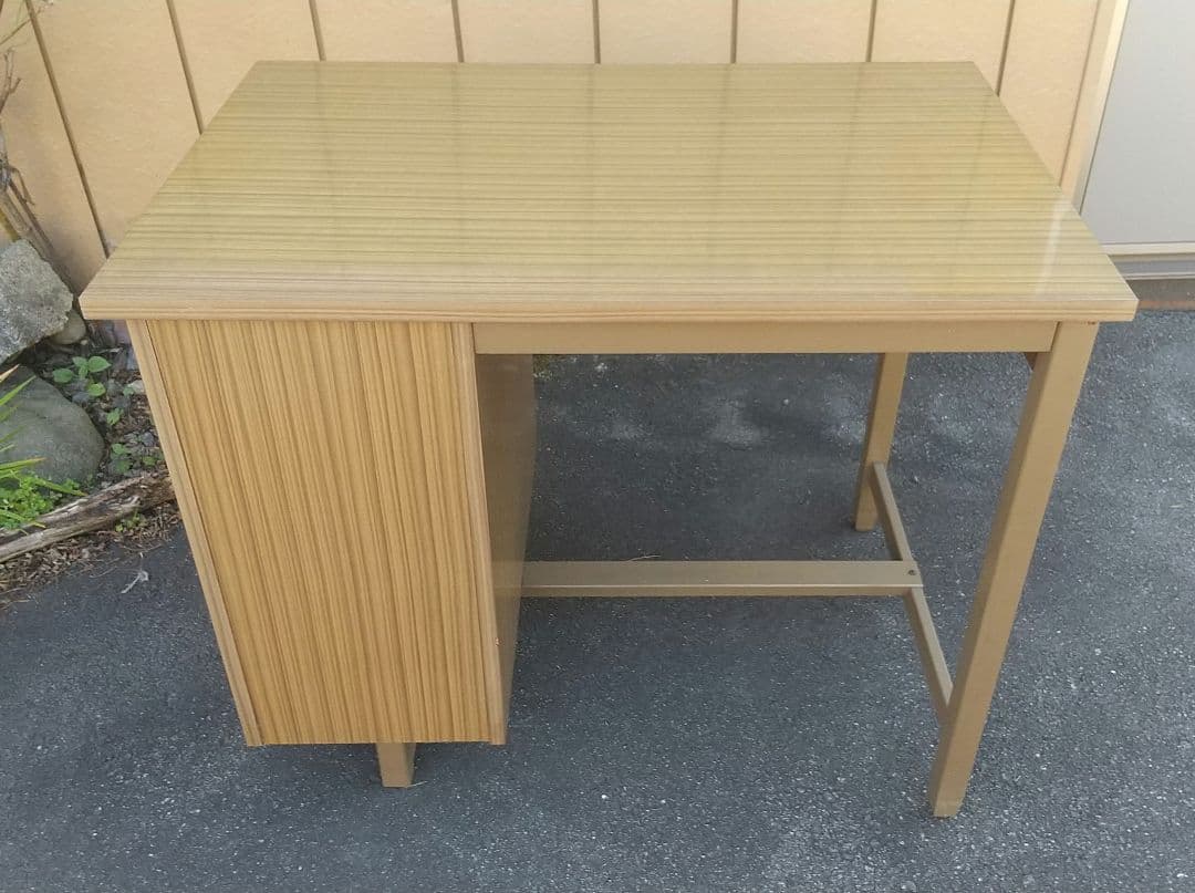 【アンティーク】木製 学習机 机 レトロ デスク 勉強机