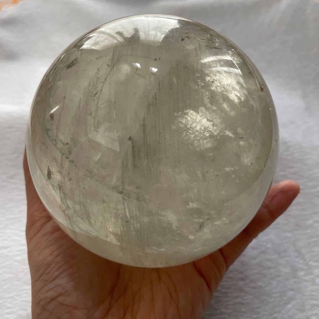 ⭐︎天然石　カルサイト? スフィア　特大　丸玉