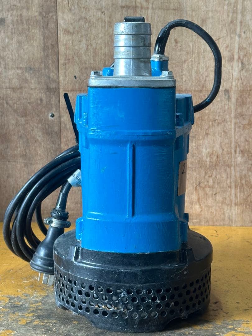 8. 鶴見ポンプ KTVE22.2 三相 200V 50HZ 口径50mm