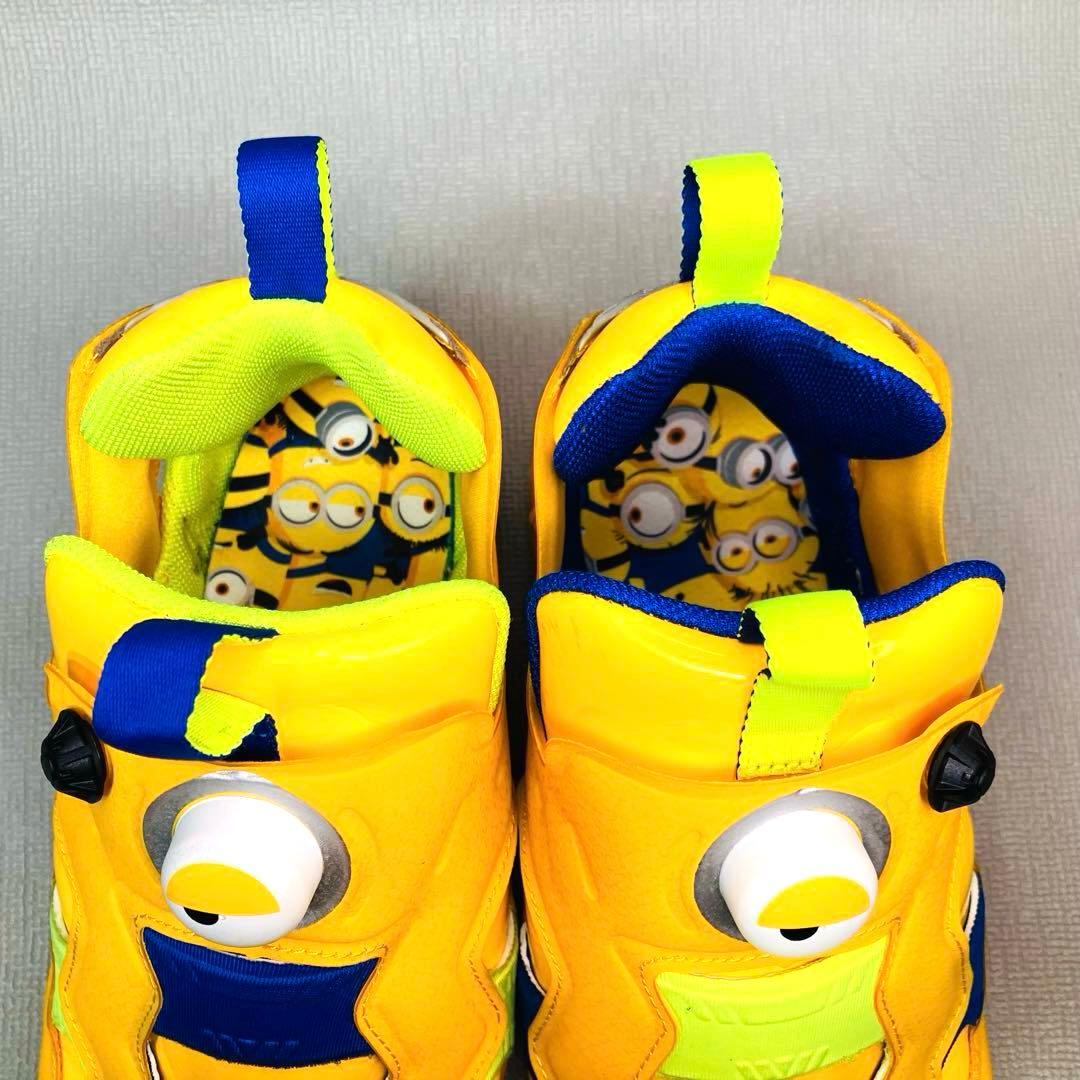 【希少美品】Reebok27.5㌢ポンプフューリーミニオンズ　FY3404 黄色