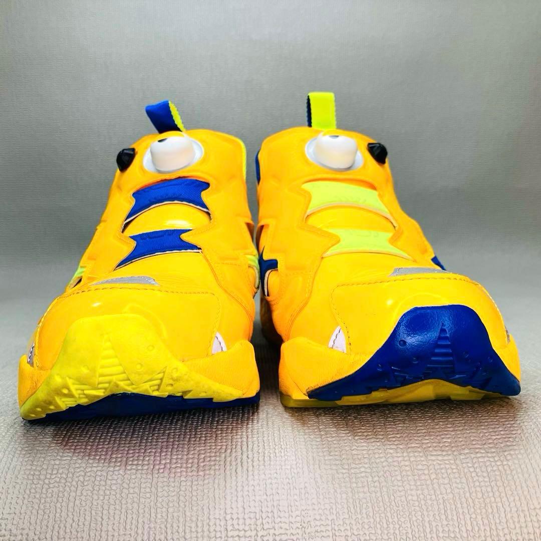 【希少美品】Reebok27.5㌢ポンプフューリーミニオンズ　FY3404 黄色