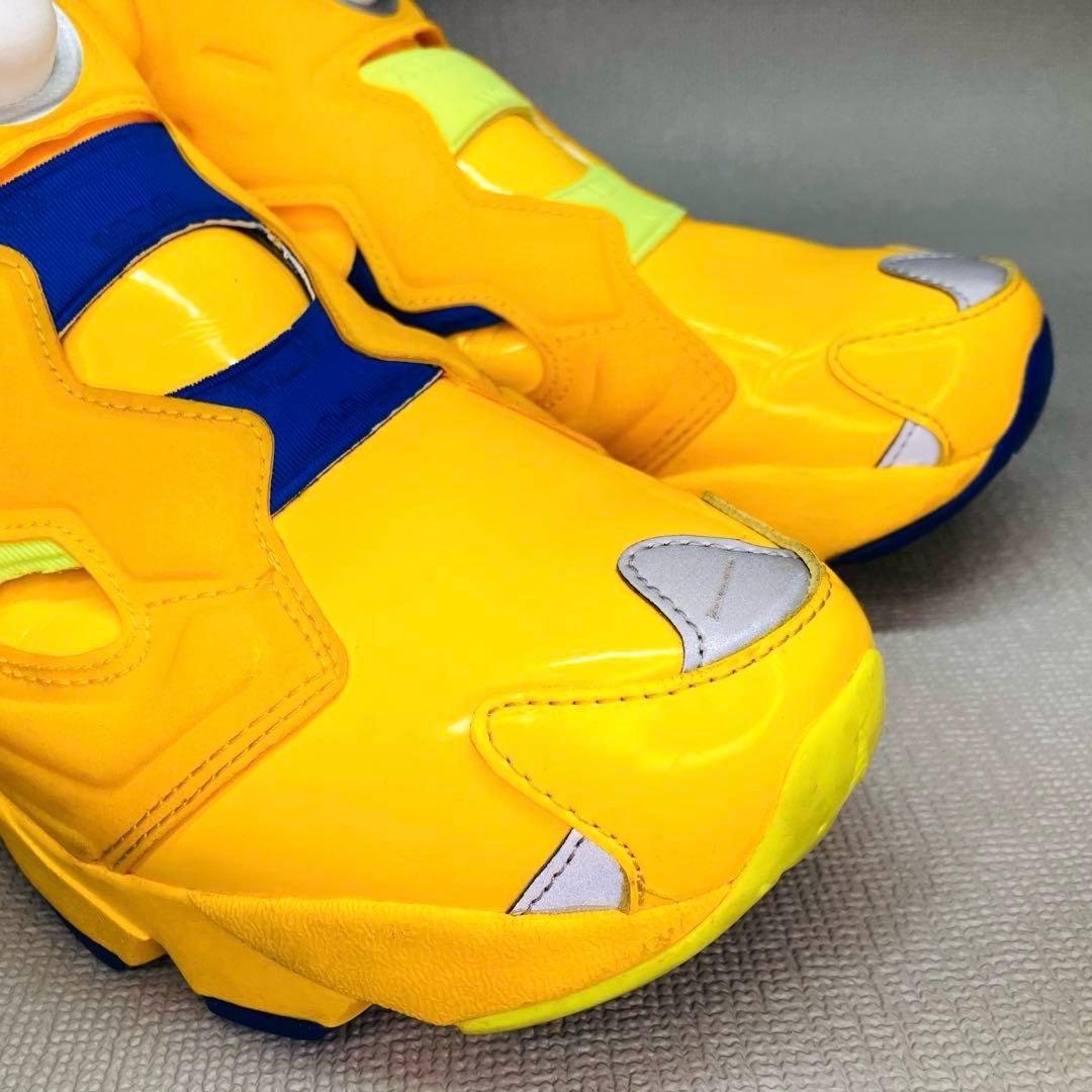 【希少美品】Reebok27.5㌢ポンプフューリーミニオンズ　FY3404 黄色
