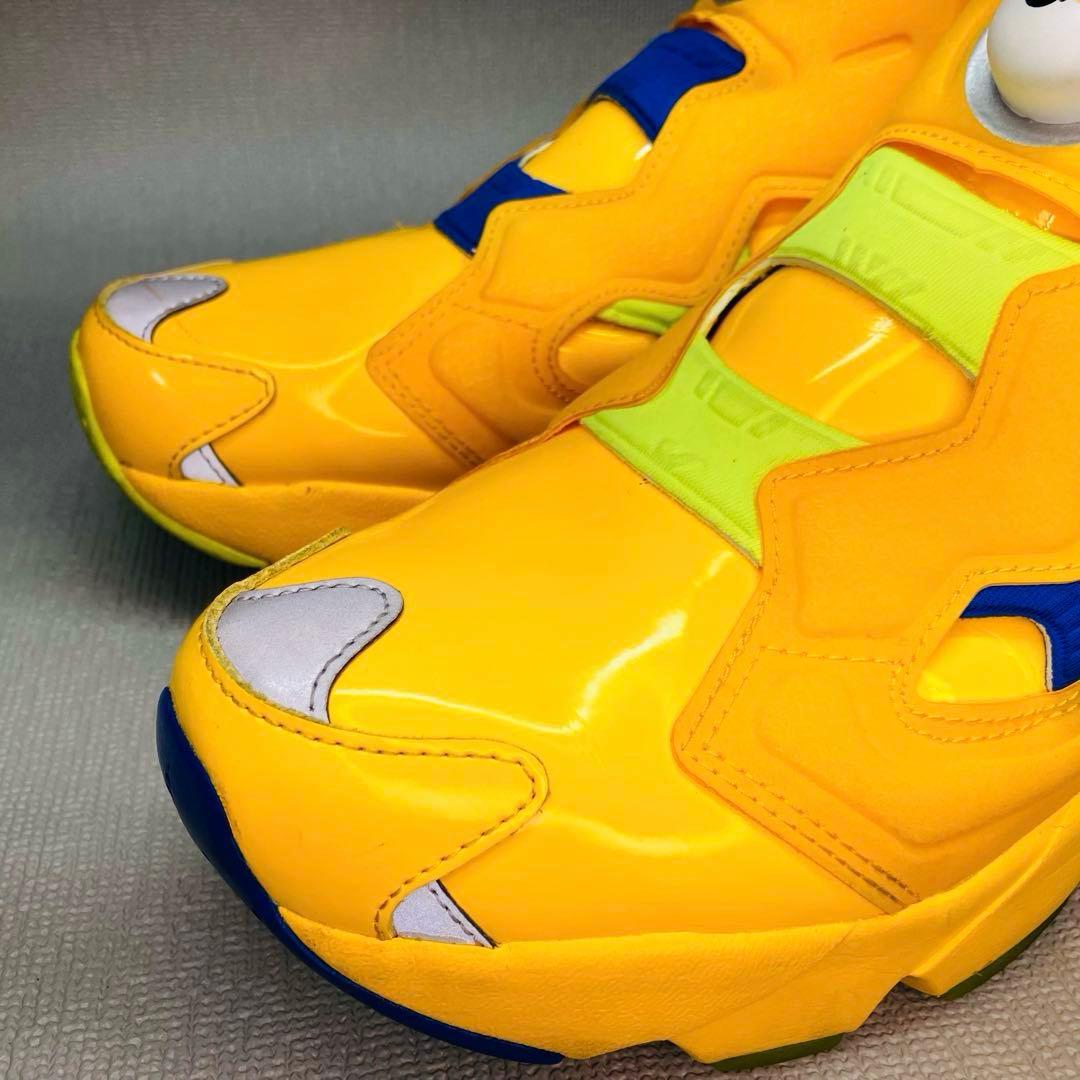 【希少美品】Reebok27.5㌢ポンプフューリーミニオンズ　FY3404 黄色