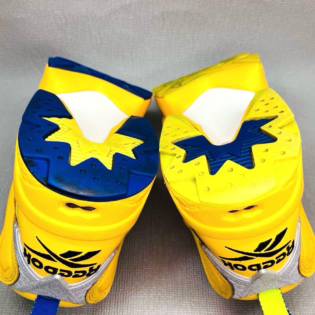 【希少美品】Reebok27.5㌢ポンプフューリーミニオンズ　FY3404 黄色