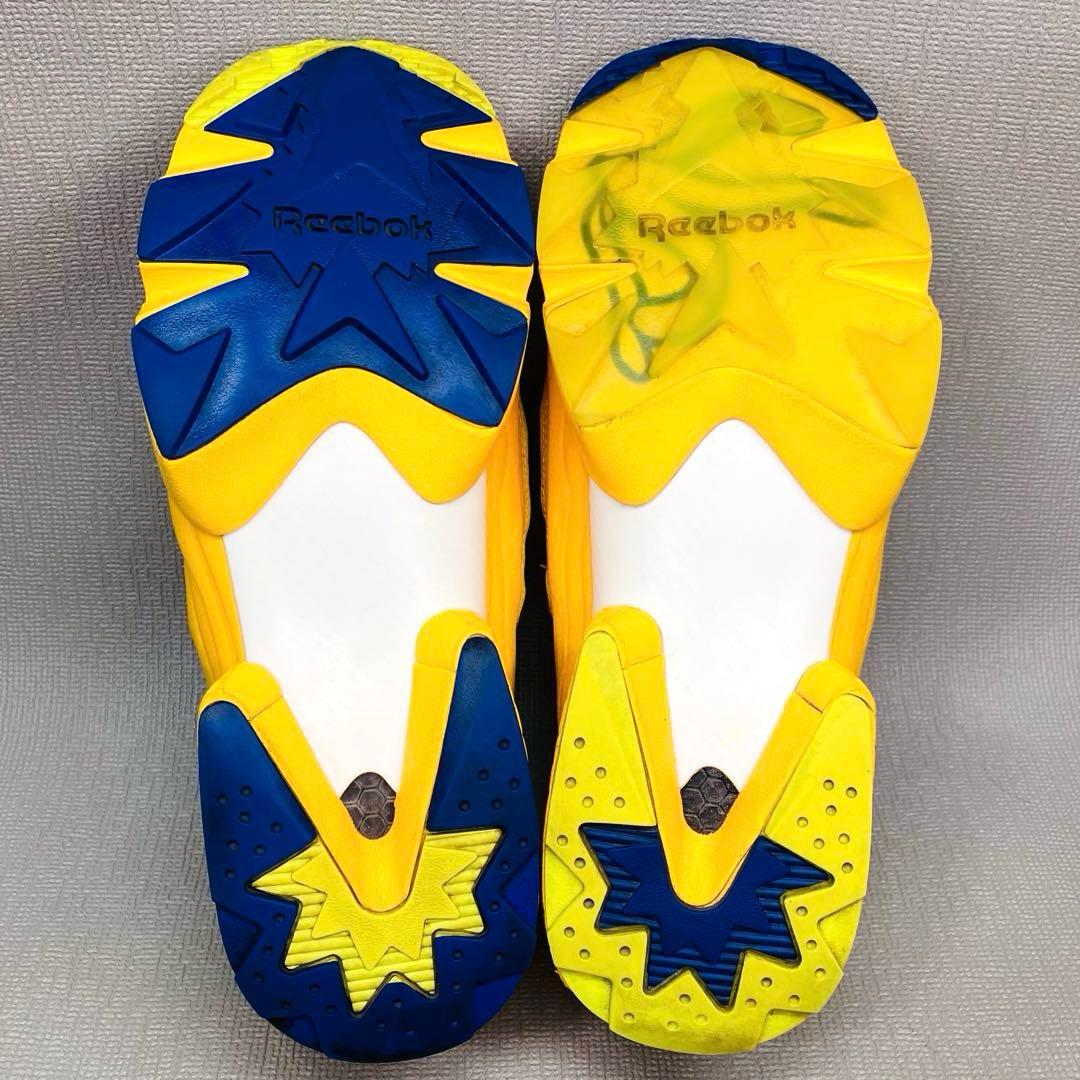 【希少美品】Reebok27.5㌢ポンプフューリーミニオンズ　FY3404 黄色