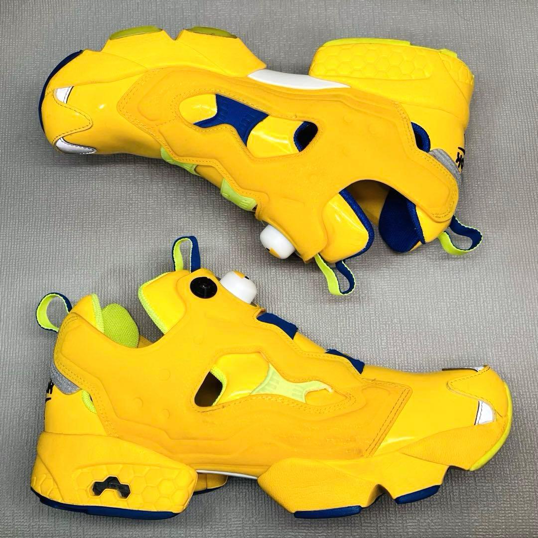 【希少美品】Reebok27.5㌢ポンプフューリーミニオンズ　FY3404 黄色