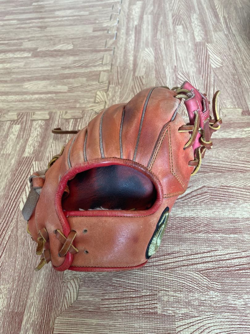 ゴールドステージ オレンジ レザーグローブ 右投げ用