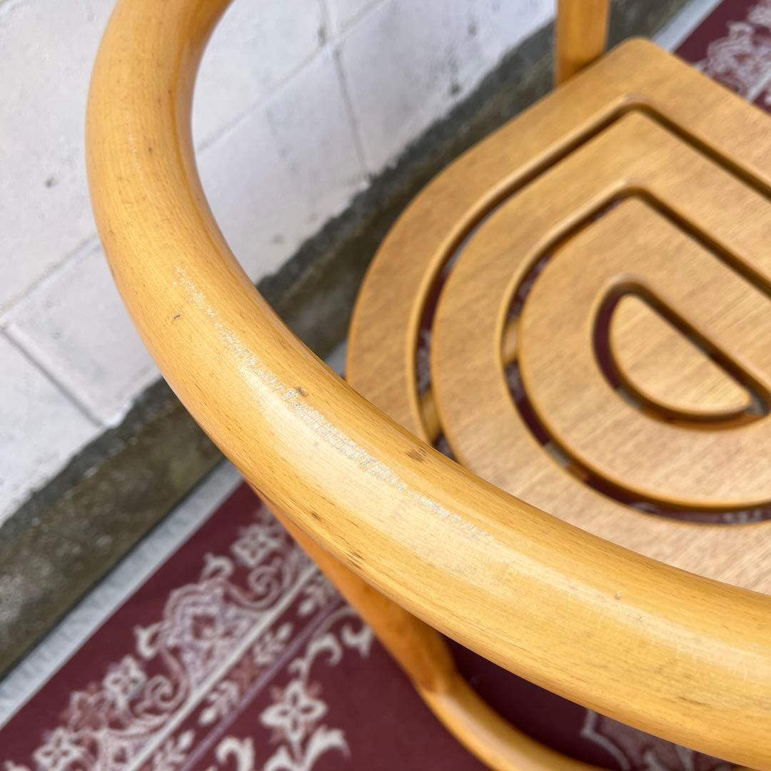 古家具ビンテージ品◾️National 木製家具 アームチェア 木製チェア