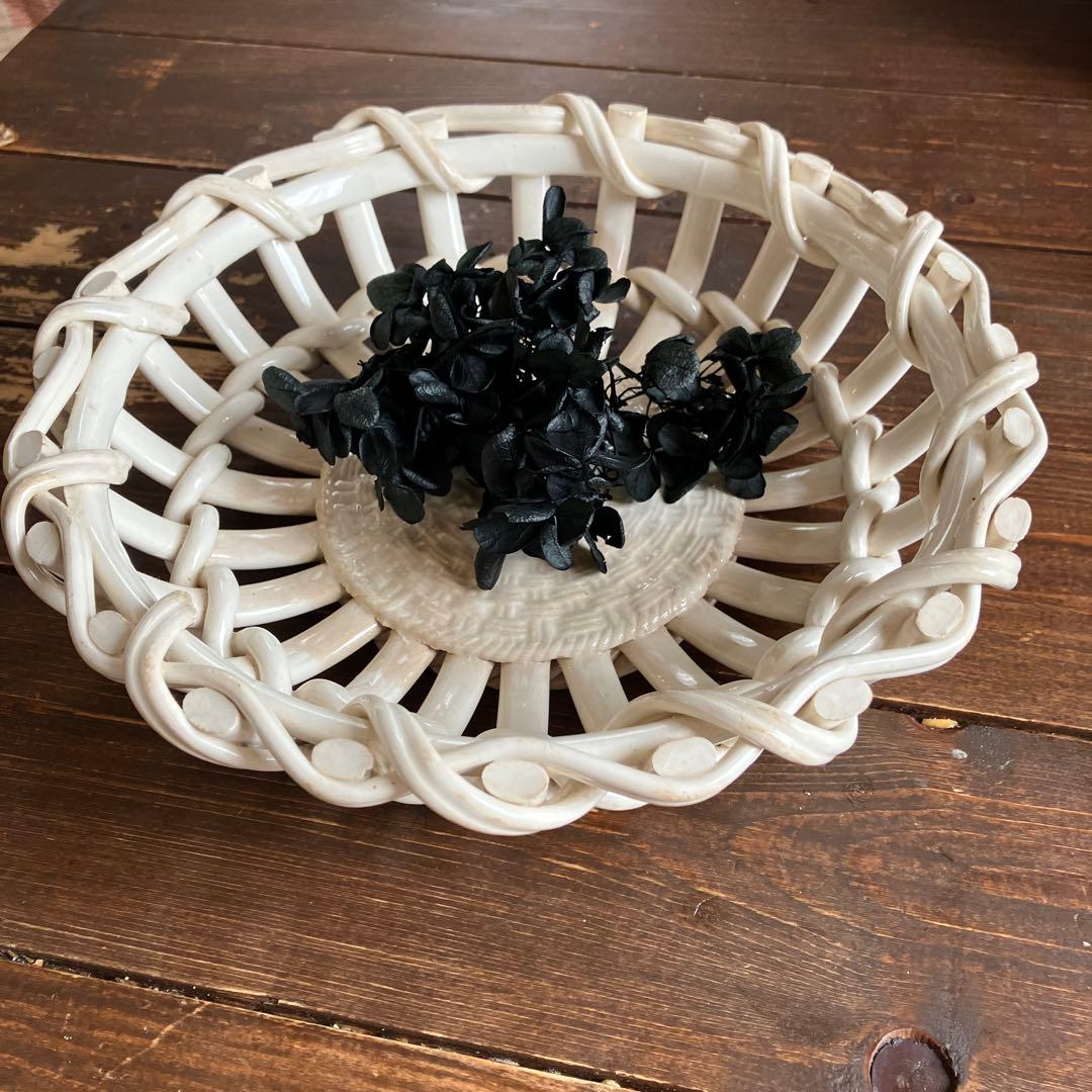 フランスアンティークパニエ皿 パニエプレート 皿 籠 パニエプレート