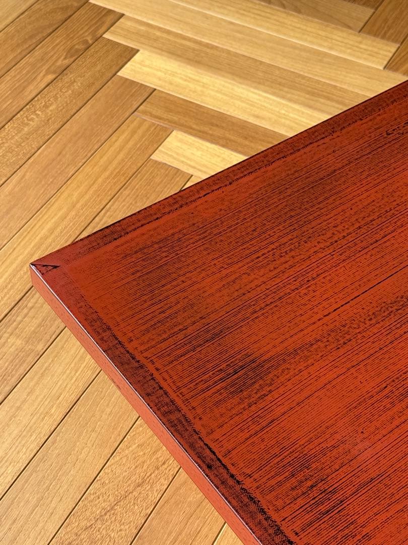 ✨【和モダン・美品】漆塗り ちゃぶ台・座卓 角型 ローテーブル✨