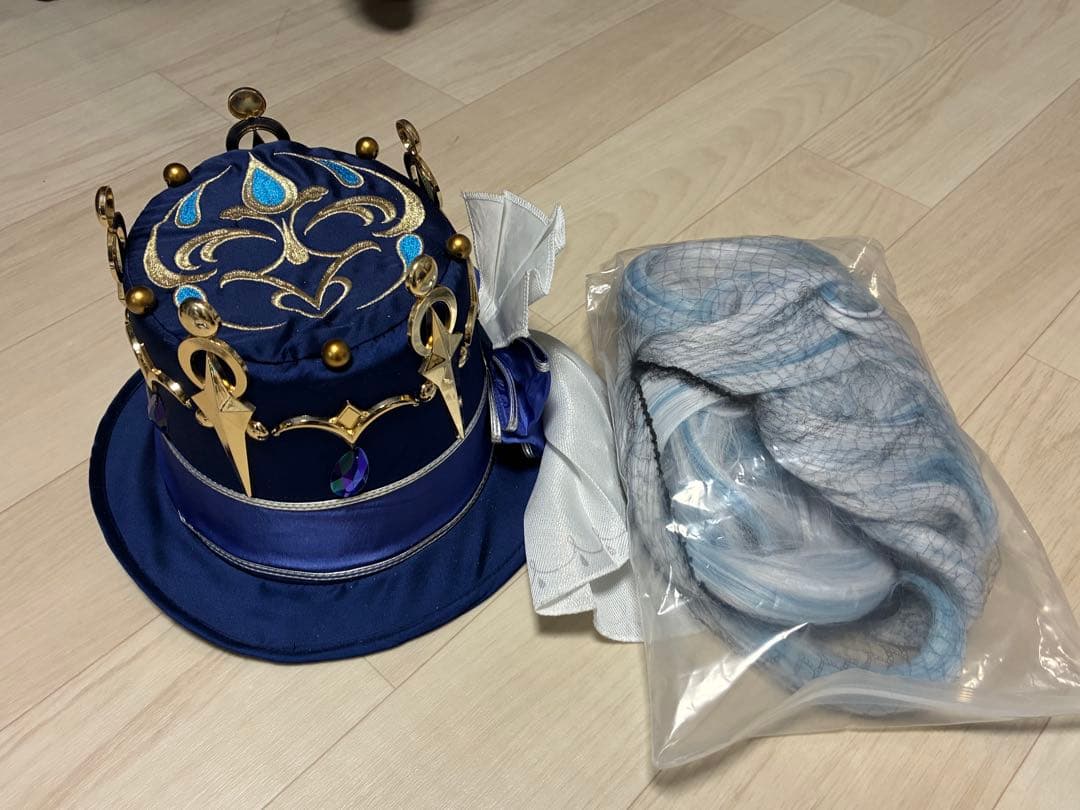 五次元 原神 フリーナ 白 コスプレ 衣装 ウィッグ 靴