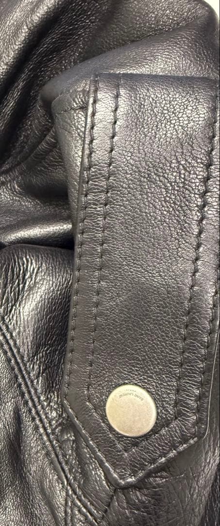 Saint Laurent サンローラン レザージャケット　デザイナー着用