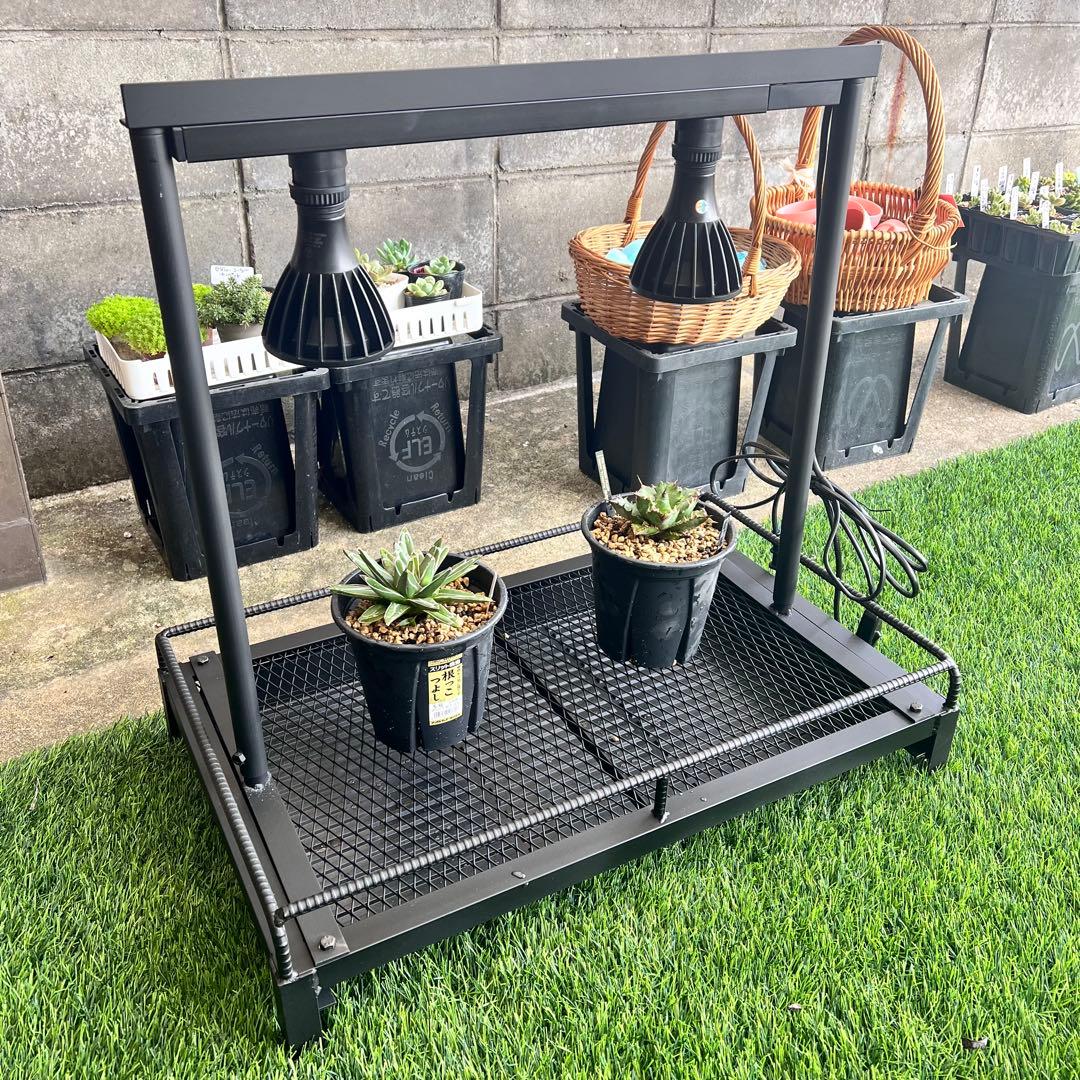 【ハンドメイド】植物棚 アイアンラック アガベ 塊根植物 多肉植物 観葉植物