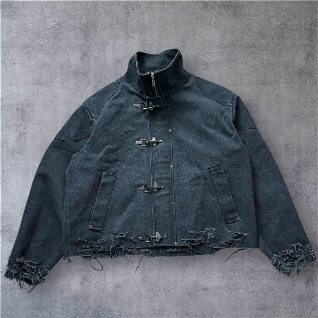 極美品　ファイアーマンバックルショートブルゾン(HARE)